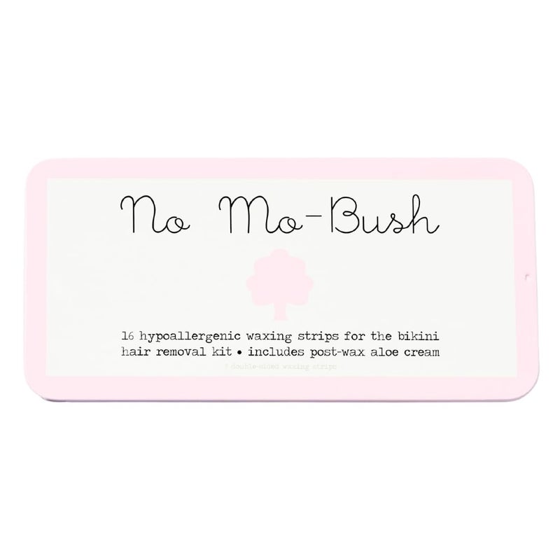 No mo-stache No Mo-Bush Hair Removal Kit 16 ct - As Seen On Shark Tank - Hypoallergenic Wax Strips for Body and Bikini Hair Removal - Image 1